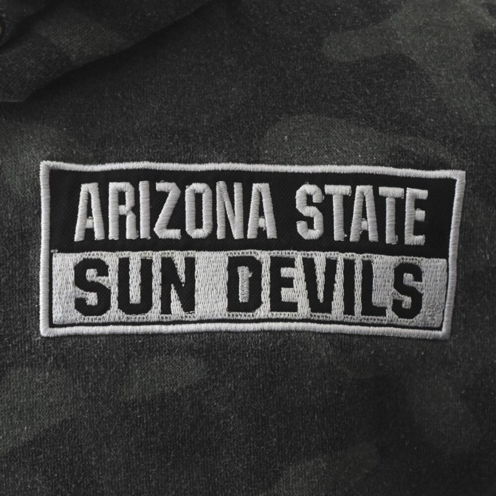 Arizona State Sun Devils Camo Hoodie Mens Small Colosseum OHT Flag Trident Logo - Picture 3 of 9